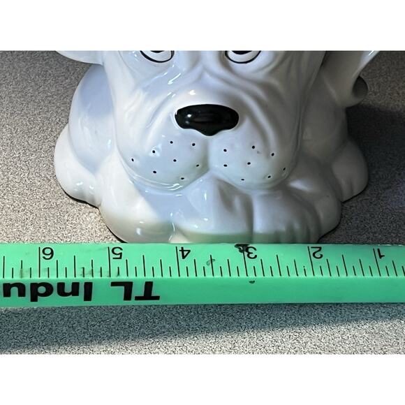 Vtg Teapot Sad Dog & Cap Fitz & Floyd 1984 OCI Omnibus 3 Cup White Ceramic - Picture 12 of 14